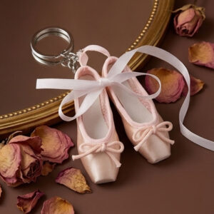 Ballet Charm Keychain